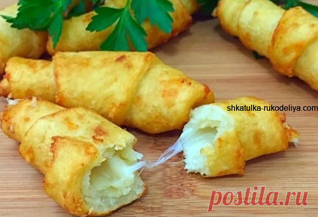 Рогалики з картоплі. Щось нове з картоплі.
