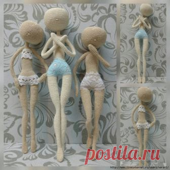 Кукла-стройняшка - основа, на проволочном каркасе