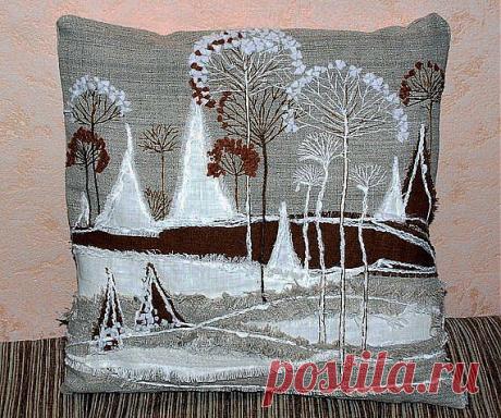 ПЕЙЗАЖ ИЗ НИТОК