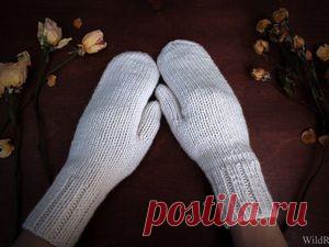 Классические варежки «Wild Rose» спицами.  Вяжем палец индийским клином В этом мастер-классе я покажу как связать простые варежки, палец будем вязать индийским клином.