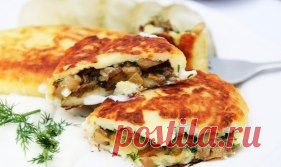 Картофельные пирожки с грибами