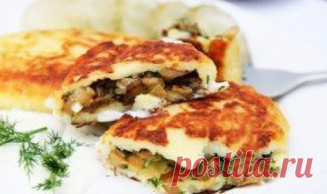 Картофельные пирожки с грибами