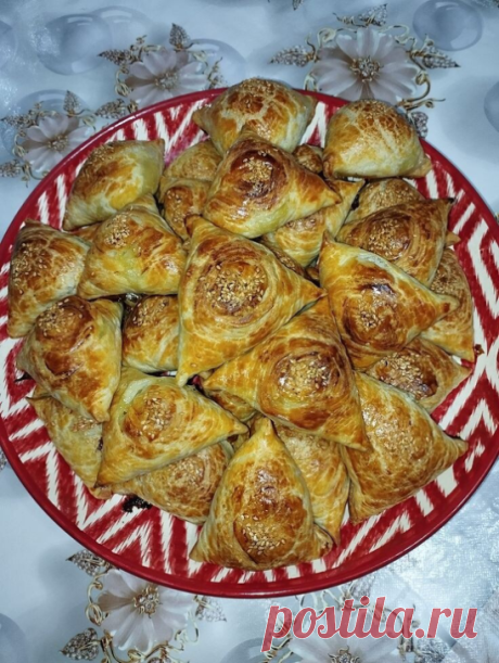 Хрустящая домашная самса.