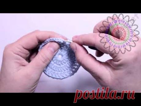 Мотив крючком для пляжной туники Вяжем по схемам