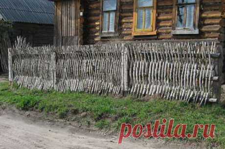 Плетеная изгородь своими руками (мастер класс)
