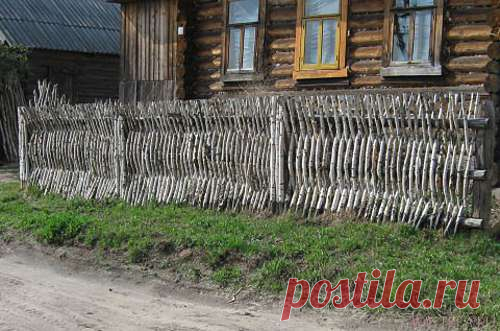 Плетеная изгородь своими руками (мастер класс)