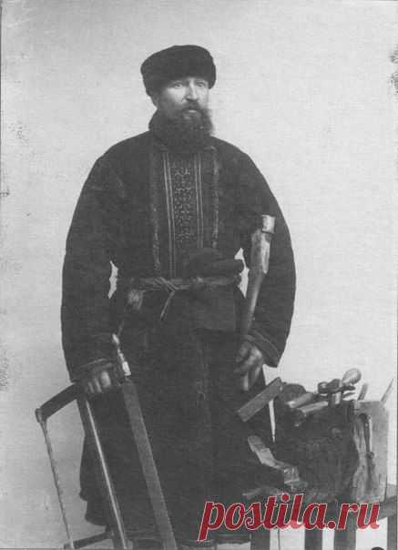 Плотник 1910е. Российская империя / История цивилизаций!