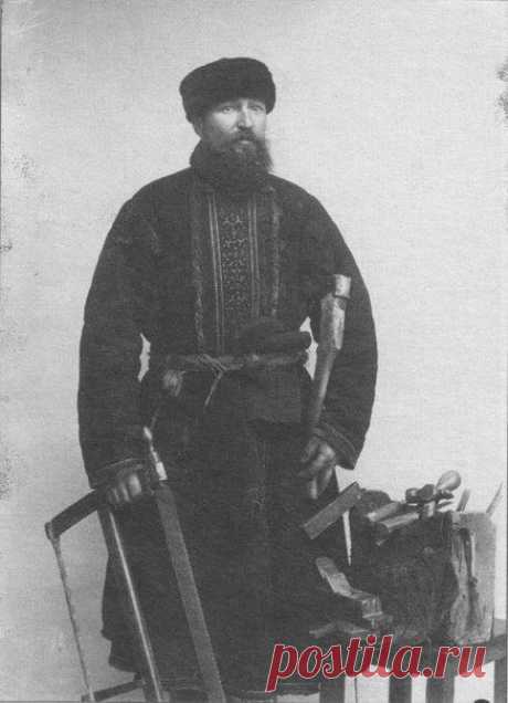 Плотник 1910е. Российская империя / История цивилизаций!