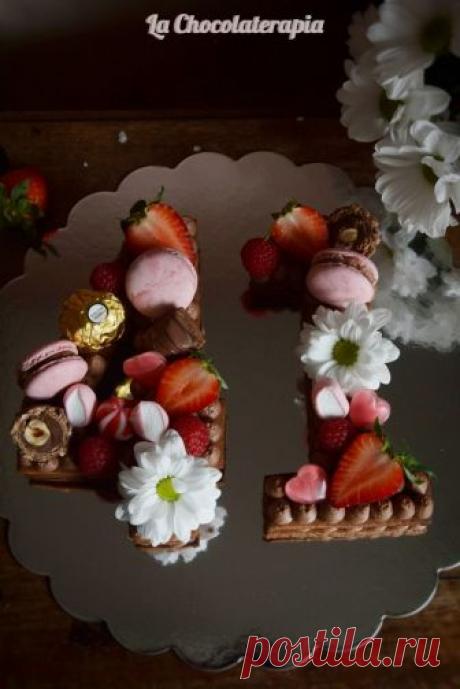 2018 тенденция торта от шоколадови номера - шоколадоза