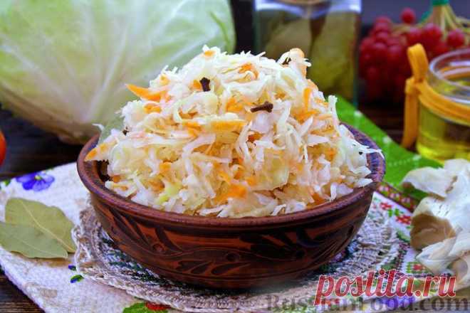 Рецепт: Капуста, маринованная с хреном и мёдом на RussianFood.com
