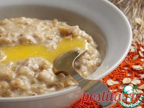 Карамельная геркулесовая каша - кулинарный рецепт