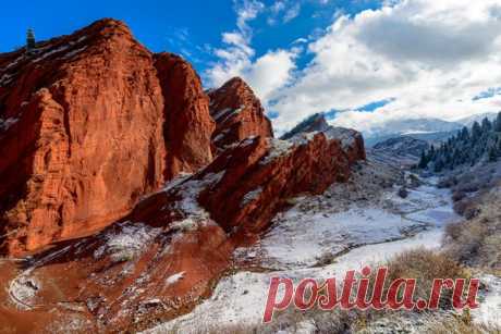 Около озера Иссык-Куль, Киргизия. Автор фото: Алексей Пехтерев.