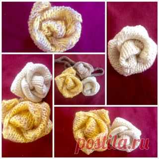 Knitting&Design: Связать розу? Легко!