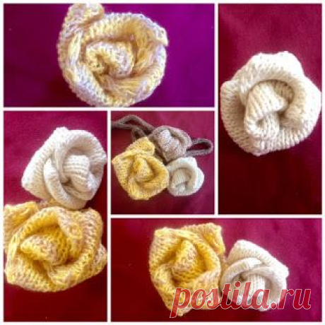 Knitting&amp;Design: Связать розу? Легко!