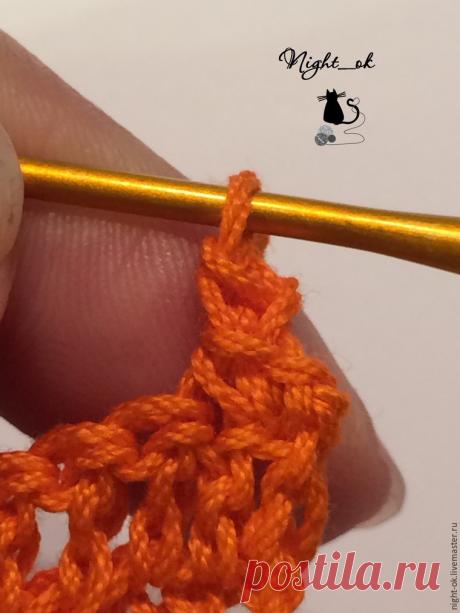 Как обработать крючком края вязаного изделия - Ярмарка Мастеров - ручная работа, handmade