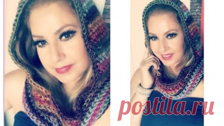 Bufanda Con Gorro Tejido A Crochet:) Ideal para Otoño/Invierno💓