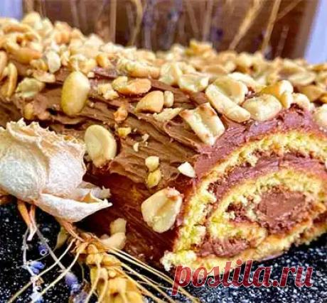 Домашний бисквитный рулет: фото рецепт, приготовление