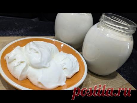Как сделать сметану? Настоящая сметана из молока в домашних условиях. Очень простой рецепт!