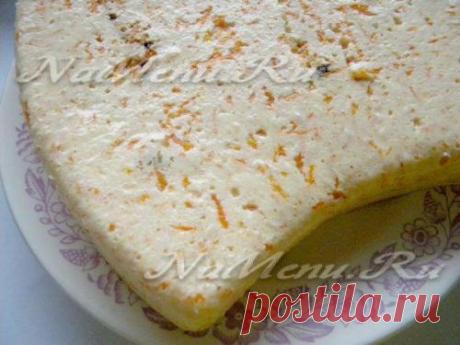 Творожная запеканка с тыквой и черносливом в пароварке