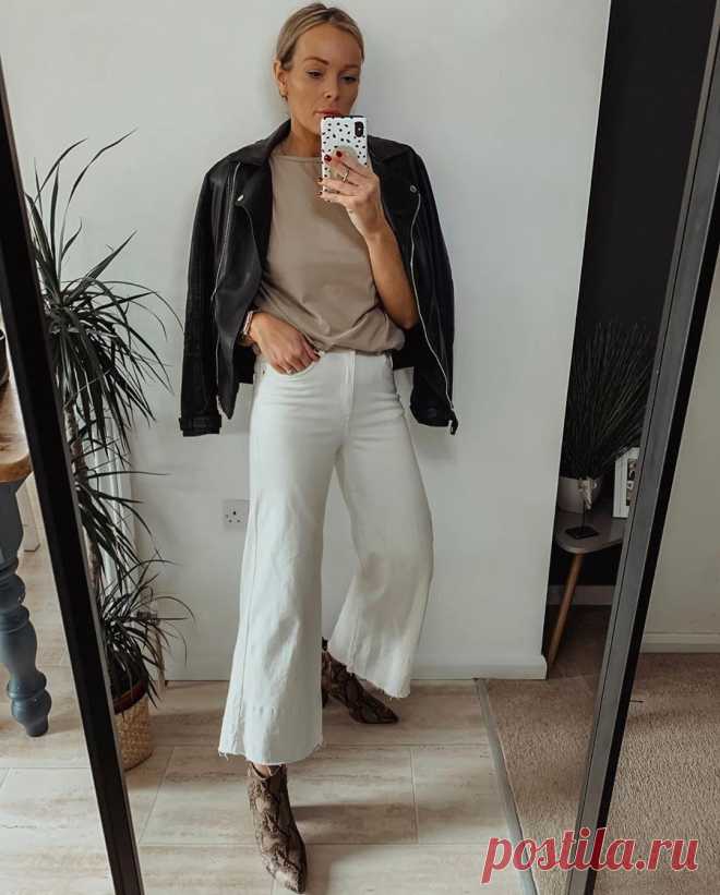 City Streetstyles в Instagram: «@georgina_patient ✔️✔️Leather jacket style 1, 2, 3, 4, 5, 6, 7 or 8? 🖤 Which one is your favorite outfit? 😻»
