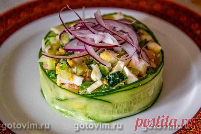 Салат из печени трески с яйцом и огурцом. Рецепт с фото - Домашние рецепты приготовления вкусных блюд