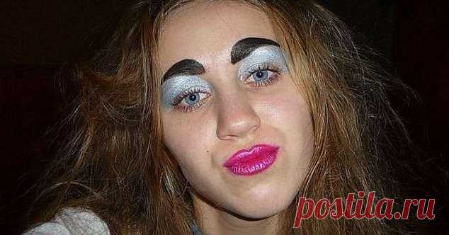 Перебор с макияжем. Женский юмор. Подборка для женщин №krashevseh-29250601112019 | Краше Всех