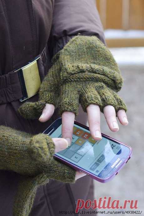 Варежки-перчатки.