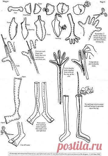 Феечка. Текстильная кукла Джилл Маас.Выкройки