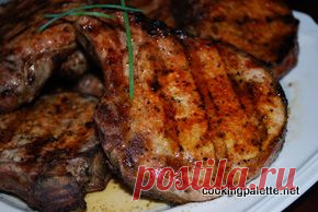 Свиные Отбивные с сухим маринадом на гриле или сковороде - Cooking Palette » Cooking Palette