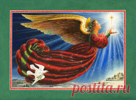 Angel of The Star by Lynn Bywaters Angel of The Star Painting by Lynn Bywaters