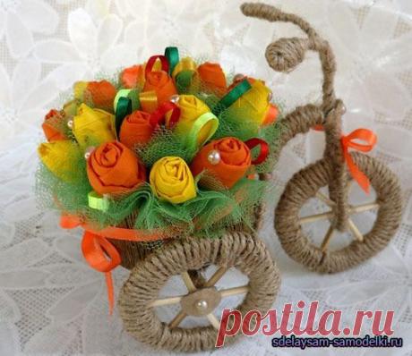 Декоративный велосипед своими руками