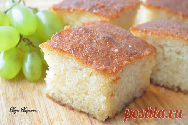 Ревани - сочный турецкий кекс .