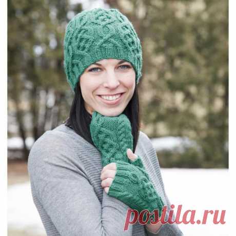 Шапка и митенки &quot;Бриджит&quot;