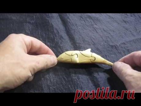 3D пазл &quot;Дельфин&quot;. Фото как делать. | Столярка дома | Яндекс Дзен