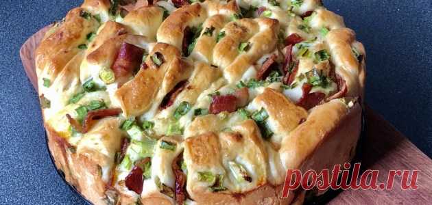 Молочный хлеб с беконом и зеленым луком – Вся Соль - кулинарный блог Ольги Баклановой