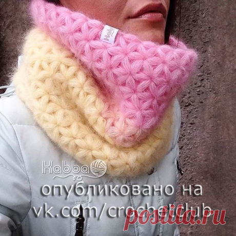 Снуды крючком от Kabba.
