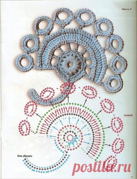 Красивейшие мотивы для ирландского кружева.