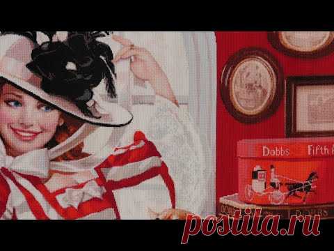 💞МЕНЯЮ ШЛЯПКУ НА КОТА 💞 по схеме О. Башкировой. От 60% до 70% мой вышивальный видеодневник