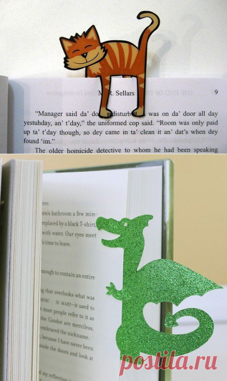 Крутые книжные закладки