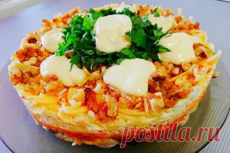 Салат с морковью по корейски и курицей (Вкусно и пикантно)