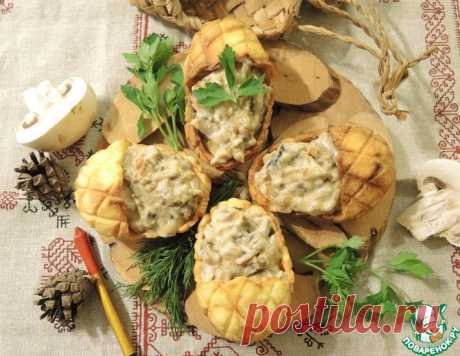 Жюльен в лапоточках – кулинарный рецепт