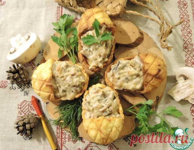 Жюльен в лапоточках – кулинарный рецепт