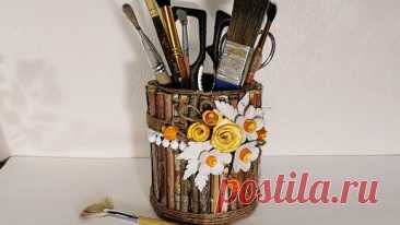 Как из мусора сделать полезную вещь | Глазами художника | Дзен