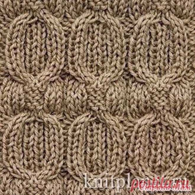 Вязанная ШАПКА-БИНИ УЗОРОМ "ЖГУТ" своими руками!