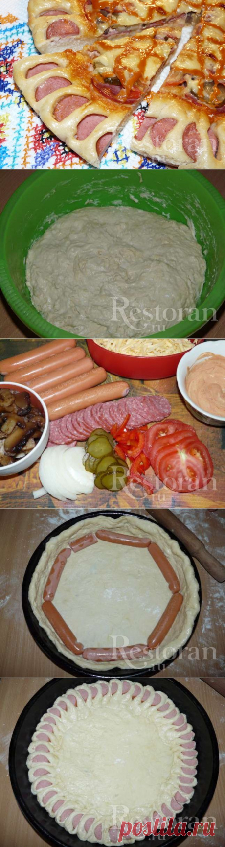 Пицца со вкусным краешком