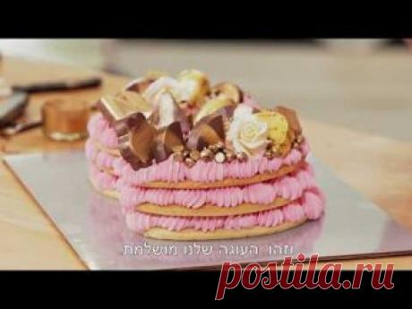 מעוצבות: עוגת מספרים ואותיות בצק פריך