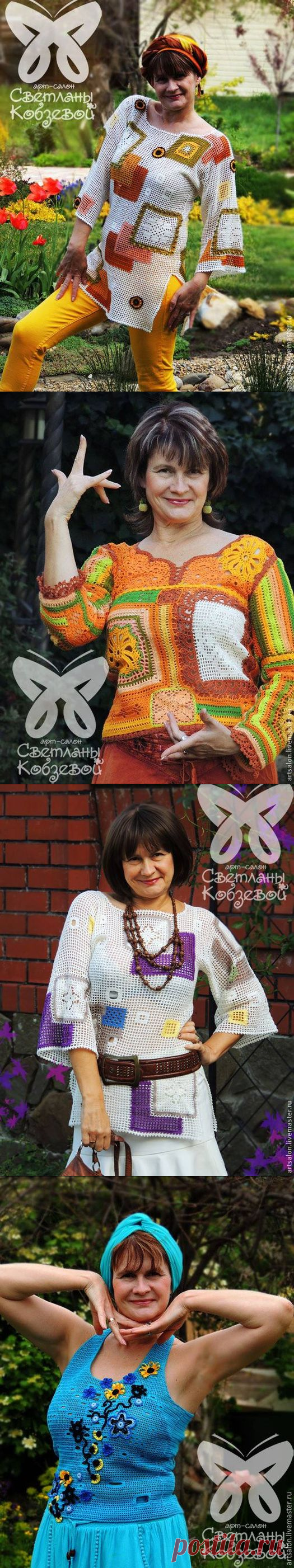 ФИЛЕЙНОЕ ВЯЗАНИЕ ОТ СВЕТЛАНЫ КОБЗЕВОЙ.