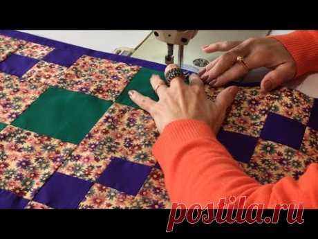 TAPETE de RETALHOS Muito FÁCIL para INICIANTES