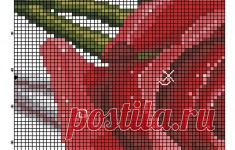 Cross Stitch Rose. Scheme cross stitch rose  | Домоводство для всей семьи.
