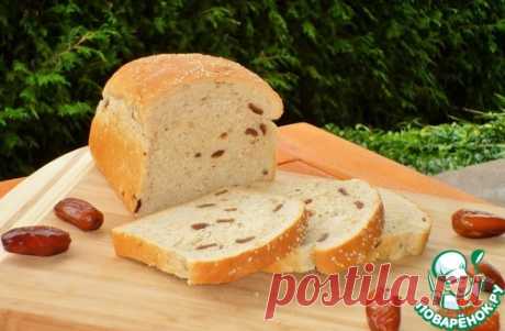 Сладкий медовый хлеб с финиками - кулинарный рецепт